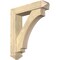 Ekena Millwork Imperial Arts and Crafts Rough Sawn Bracket w/ Offset Brace, Douglas Fir, 6"W x 26"D x 30"H BKT0604X26X30IMP03RDF - alternate 1